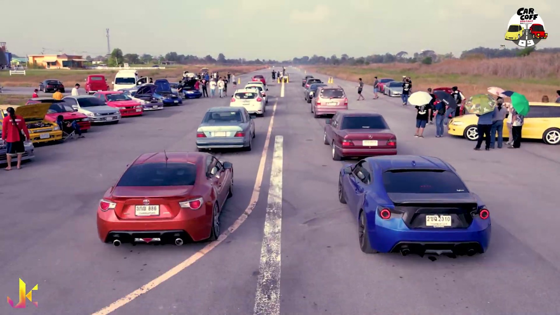 Cars & Coffee DogFight On Runway #1 2