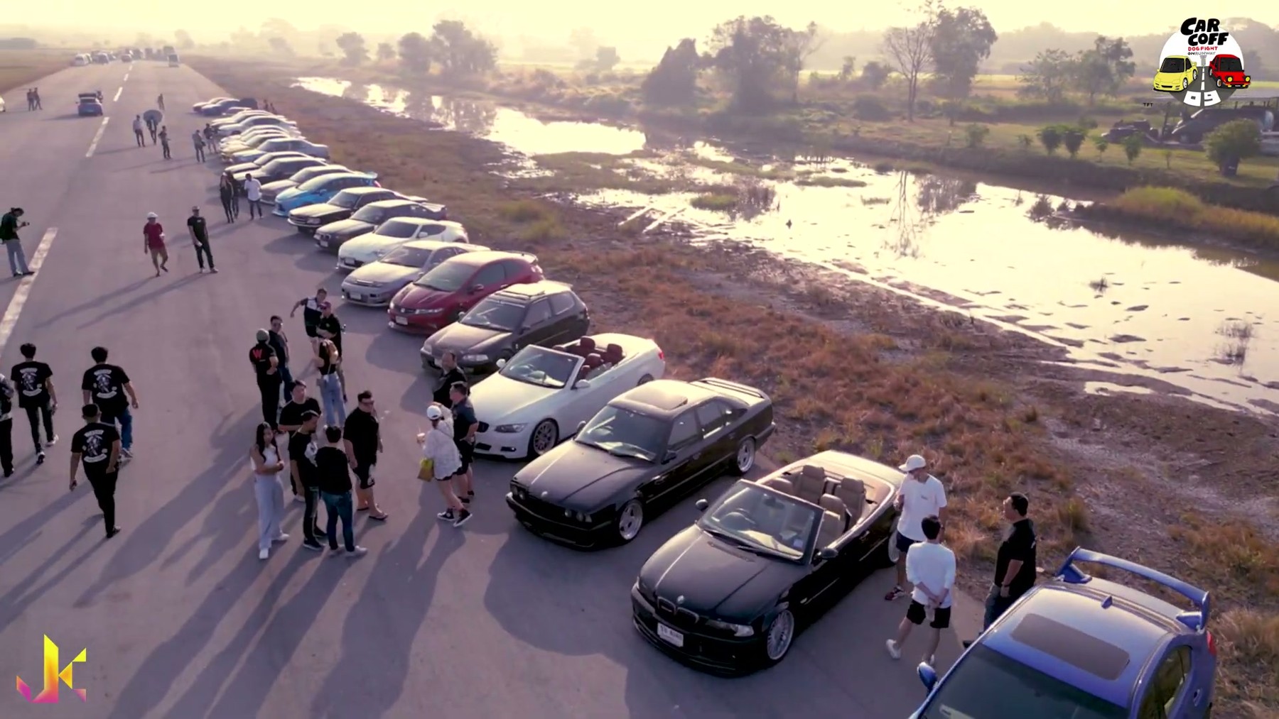 Cars & Coffee DogFight On Runway #1 5
