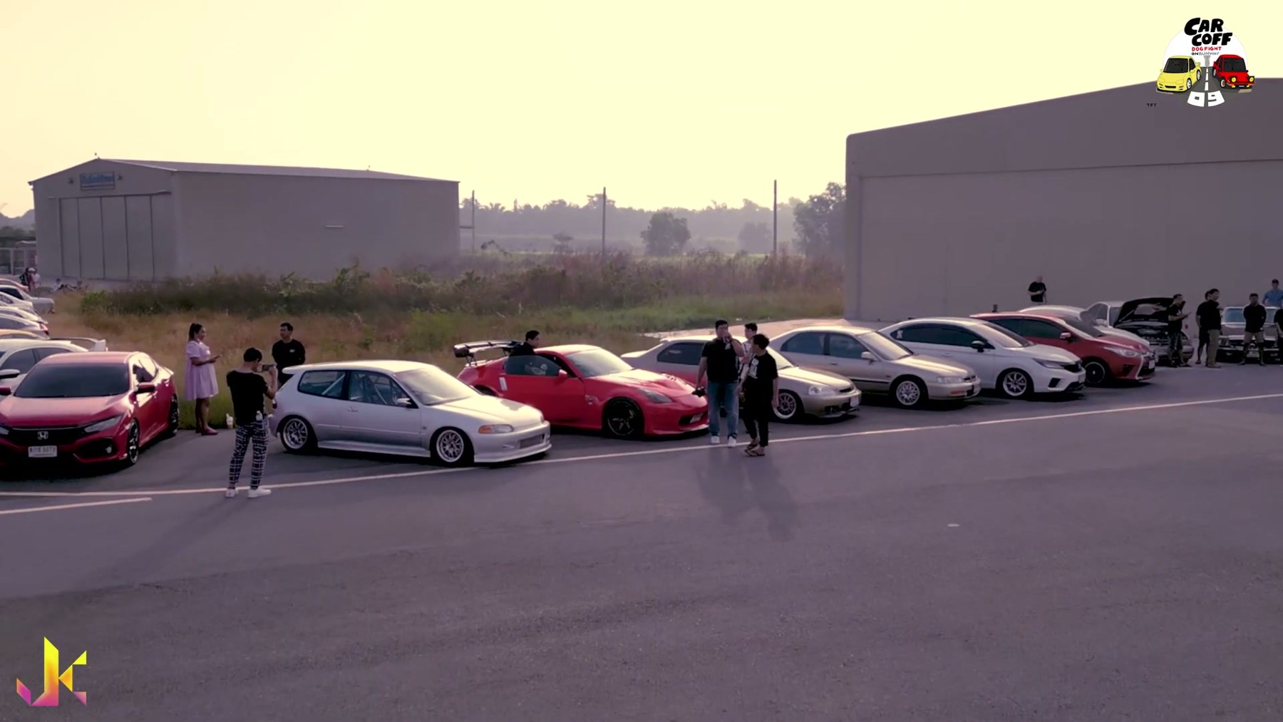 Cars & Coffee DogFight On Runway #1 6