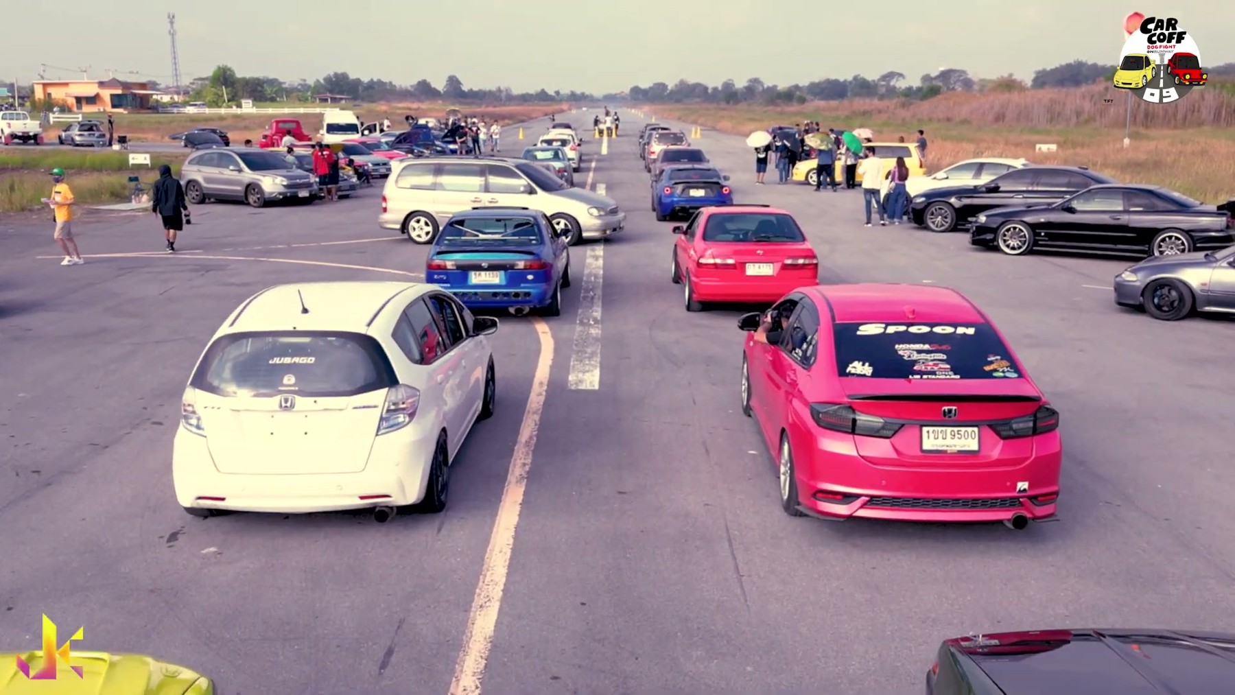 Cars & Coffee DogFight On Runway #2 1