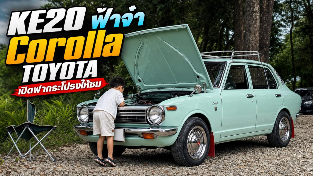 KE20 ฟ้าจ๋า Corolla TOYOTA - article illustration