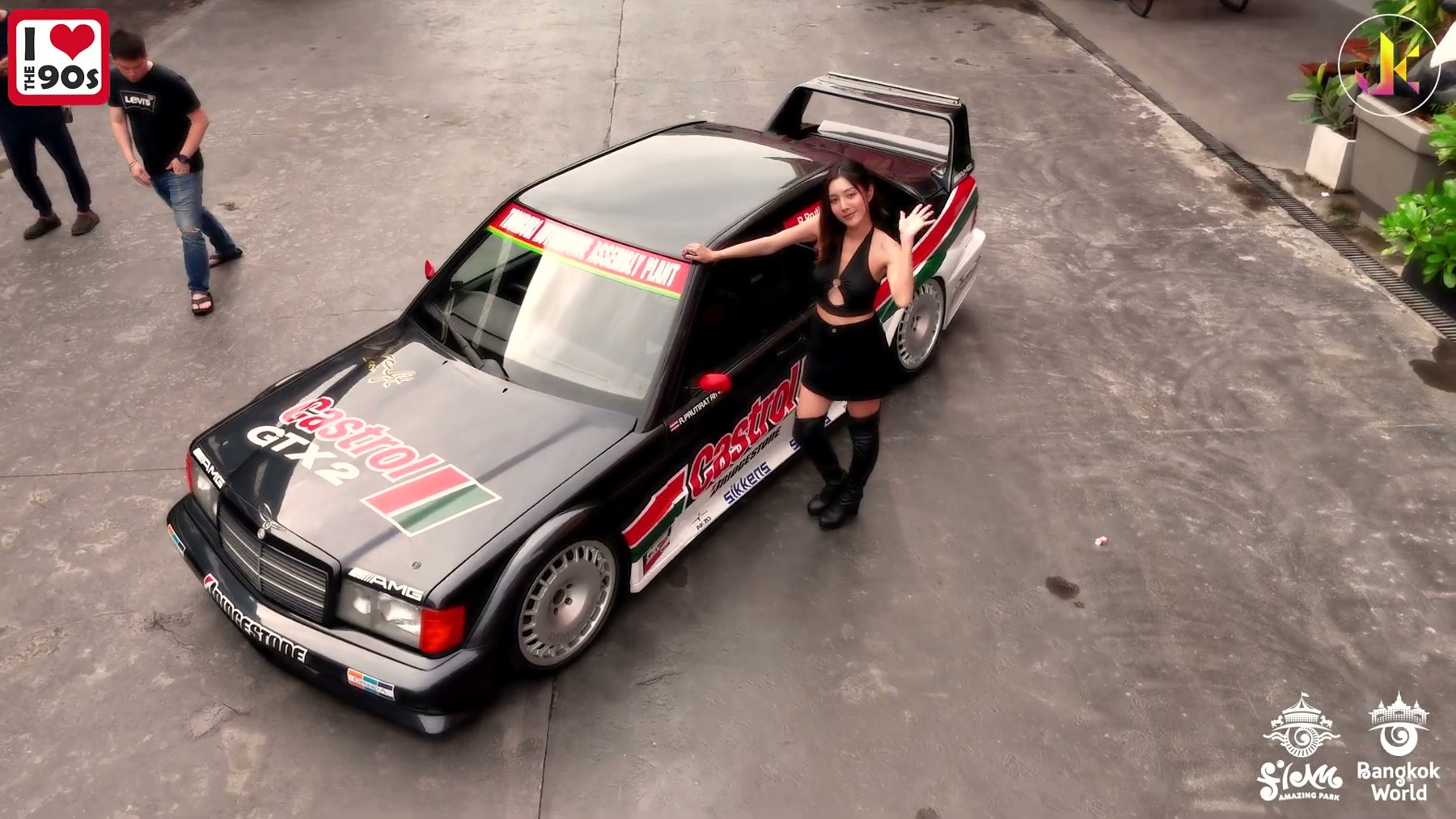 90s Rewind Car meet ซีดานคลาสสิก สีขาว 1
