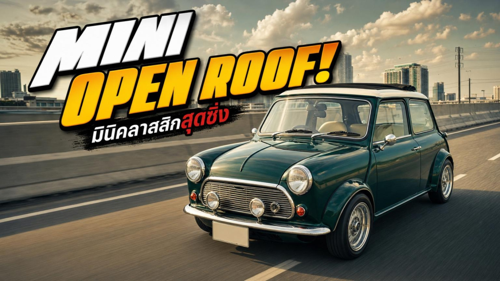 MINI CONVERTIBLEมินิ เปิดประทุน สุดซิ่ง#mini #minicooper #minicooperthailand #mi - article illustration