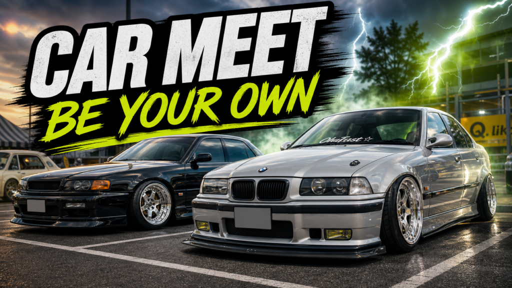 CAR MEET - BE YOUR OWN - article illustration