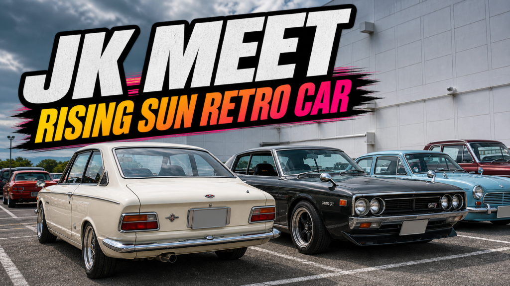 JK Meet - RISING SUN RETRO CAR - article illustration