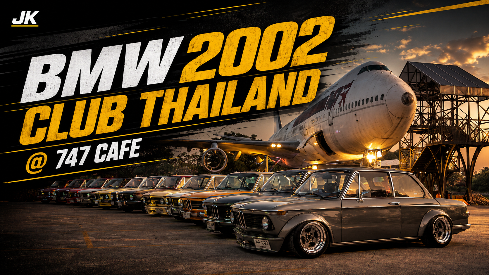 BMW 2002 CLUB THAILAND @ 747 CAFE รวมพลฉลามจิ๋วใต้ปีกจัมโบ้เจ็ต
