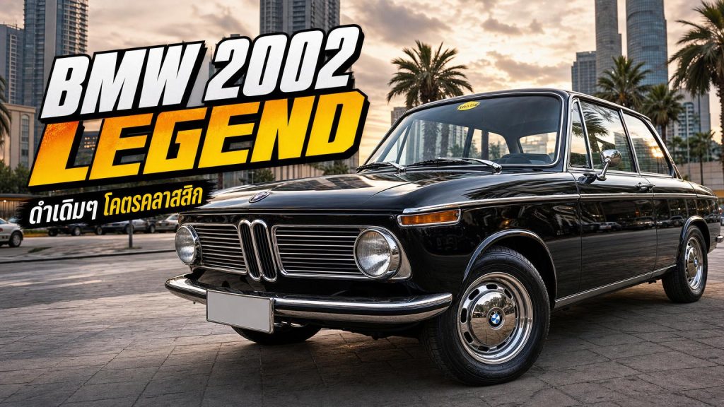 พี่โก้กับ BMW 2002 รถคลาสสิกในตำนานที่ยังมีชีวิต - article illustration