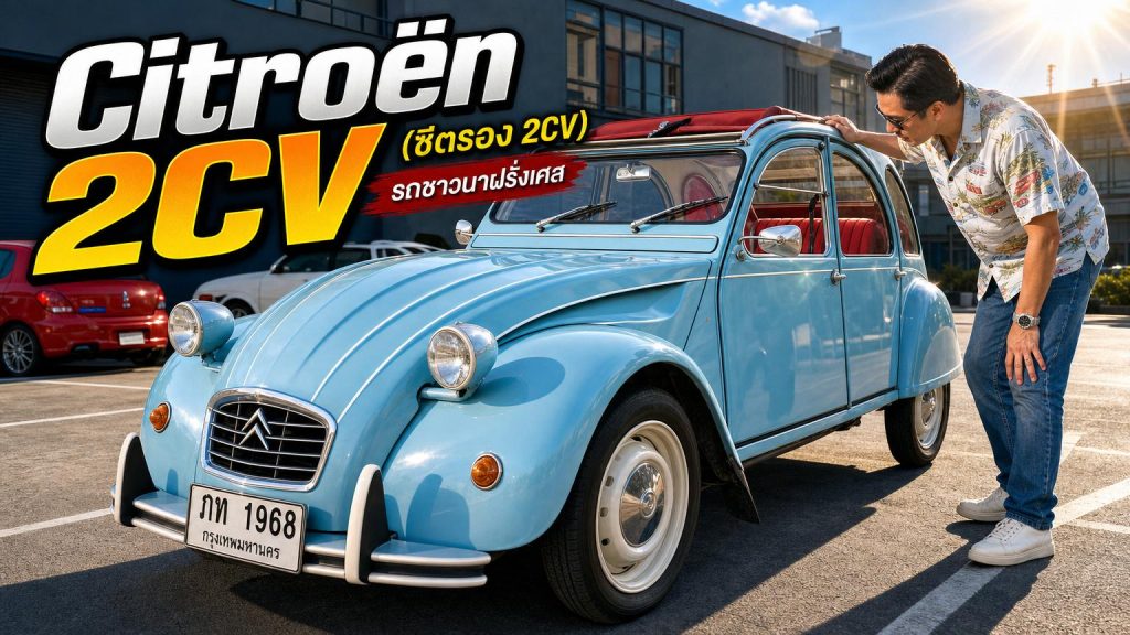 Citroën 2CV (ซีตรอง 2CV) - article illustration