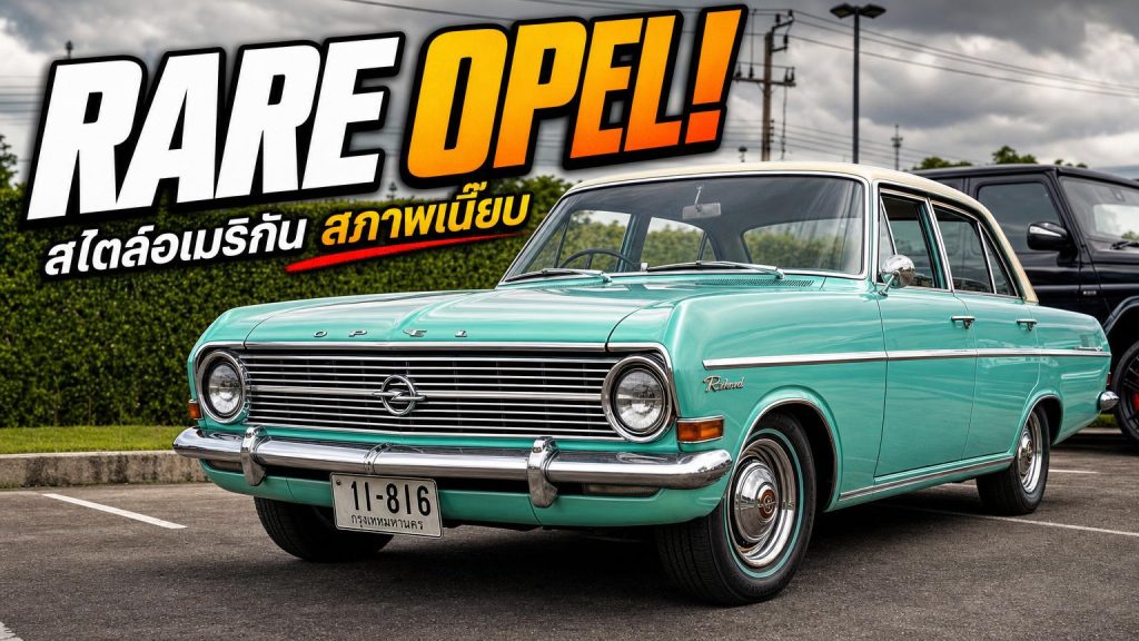 หาดูยาก! Opel Rekord Sedan สไตล์อเมริกัน สภาพสวยเนี๊ยบจากเจ้าของตัวจริง - article illustration